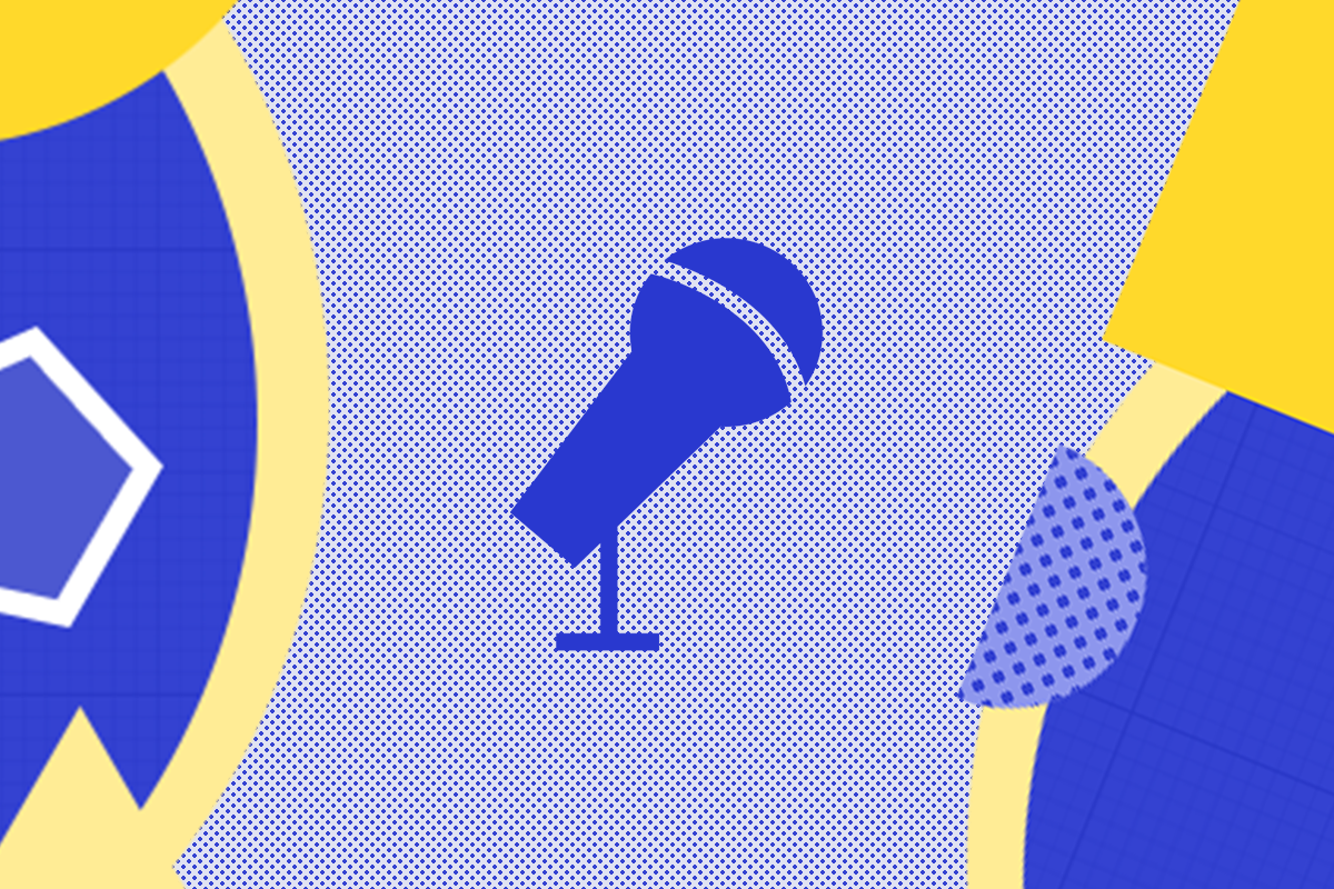 Placeholder illustrant un micro